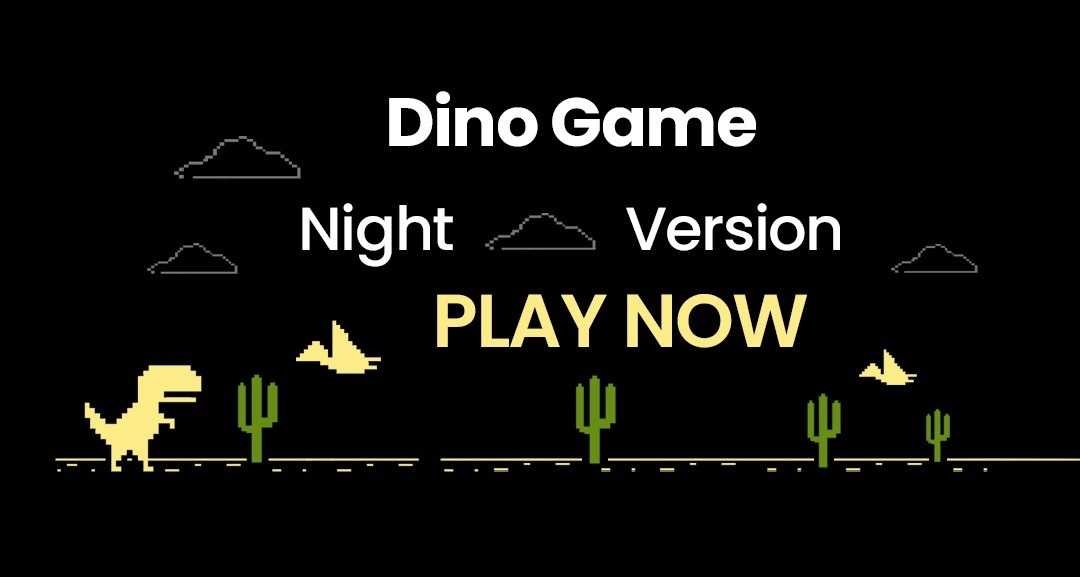 Dinosaur Game: Play T-Rex Dino Game Online/Offline